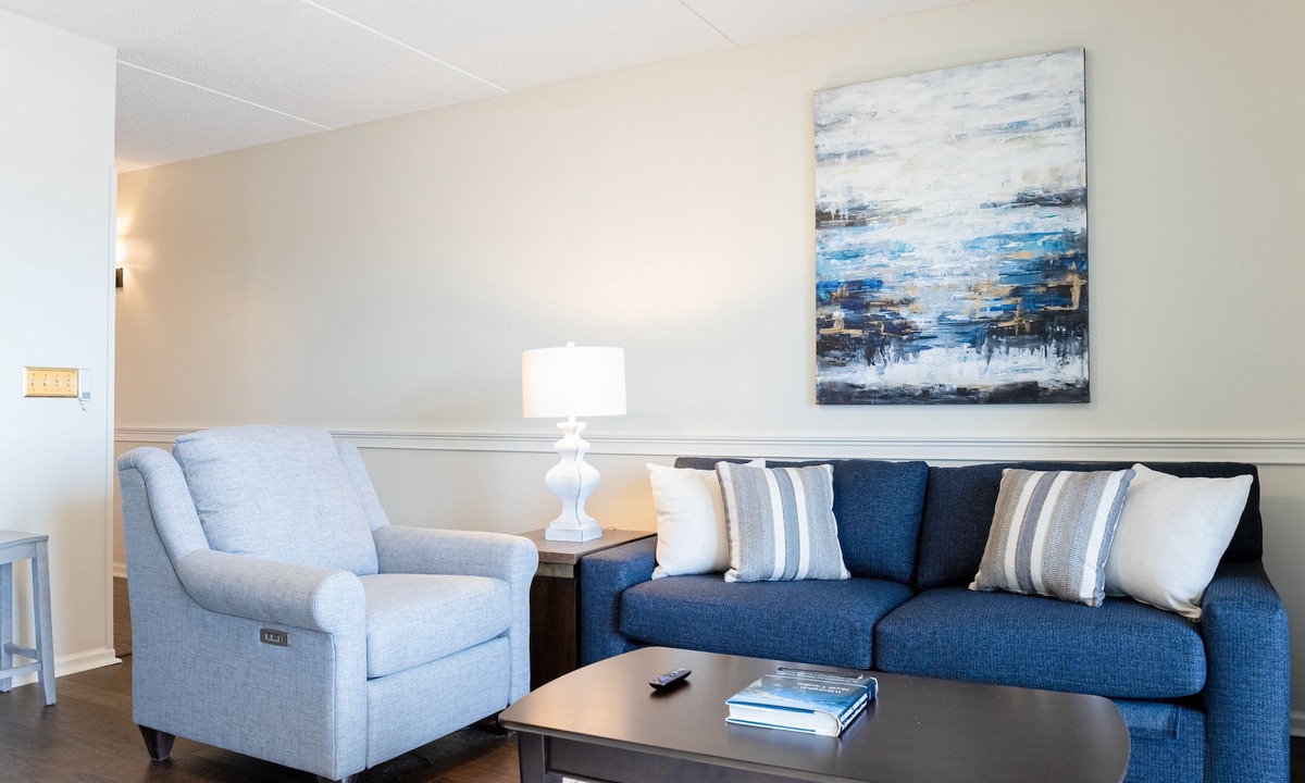 Wilmington Historic District Condo | Riverfront condo with USS North Carolina view, balcony, central AC, and w/d