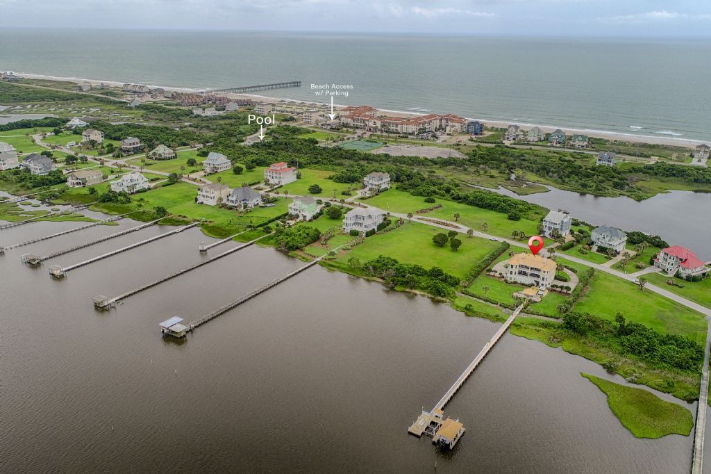 Cape Island House | Sailview Drive 25 Oceanview! | Internet, Community Pool, Elevator, Jacuzzi, Fireplace
