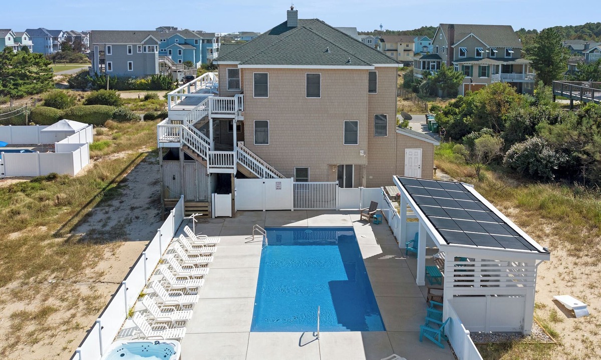 Ocean Hill House | SeaClusion: Oceanside, Private Pool, Hot Tub, Elevator, 180 feet to the beach!