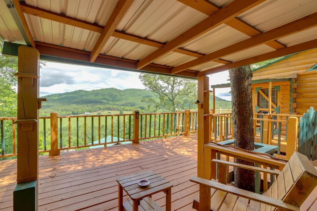 Warne House | Secluded Mountain Cabin with Decks and Gazebo!