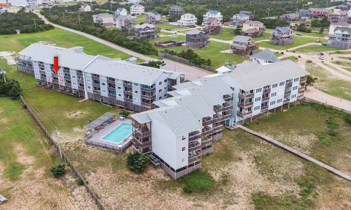 Rodanthe Condo | Semi-Oceanfront Condo w/Resort Pool, Elevator, Private Deck. Stay & Isle Awhile