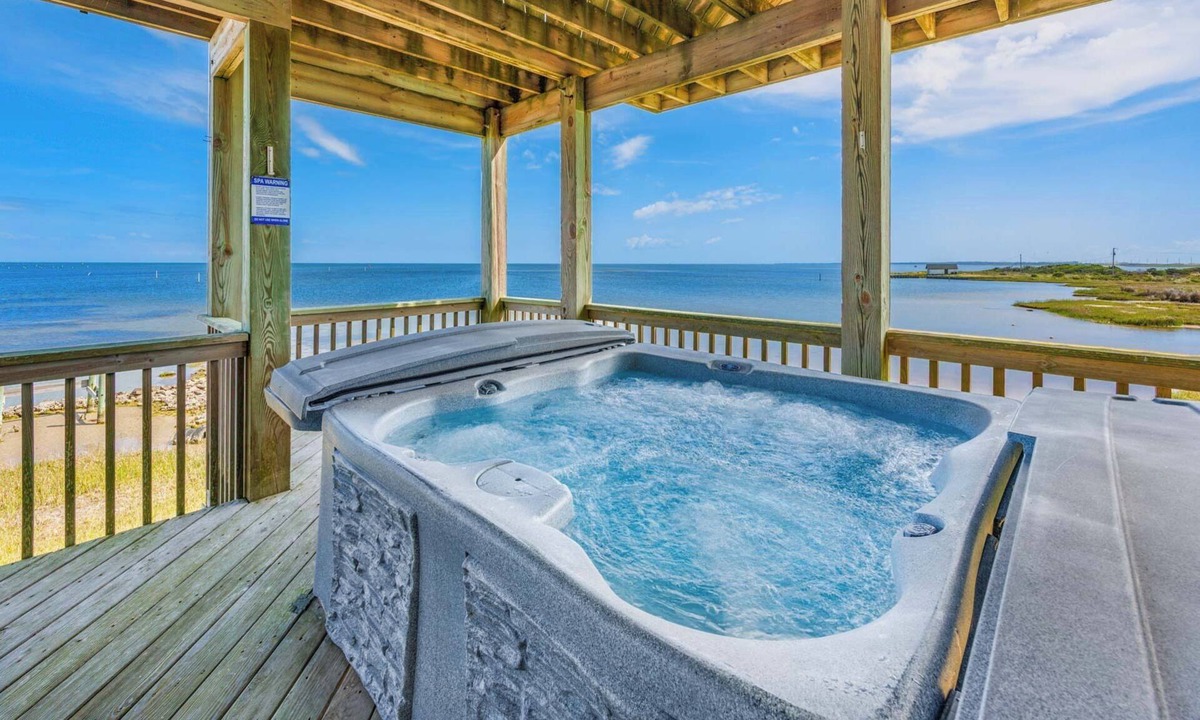 Hatteras House | Soundfront Hatteras Home with Hot Tub, Private Sound Access, and Boat Slips