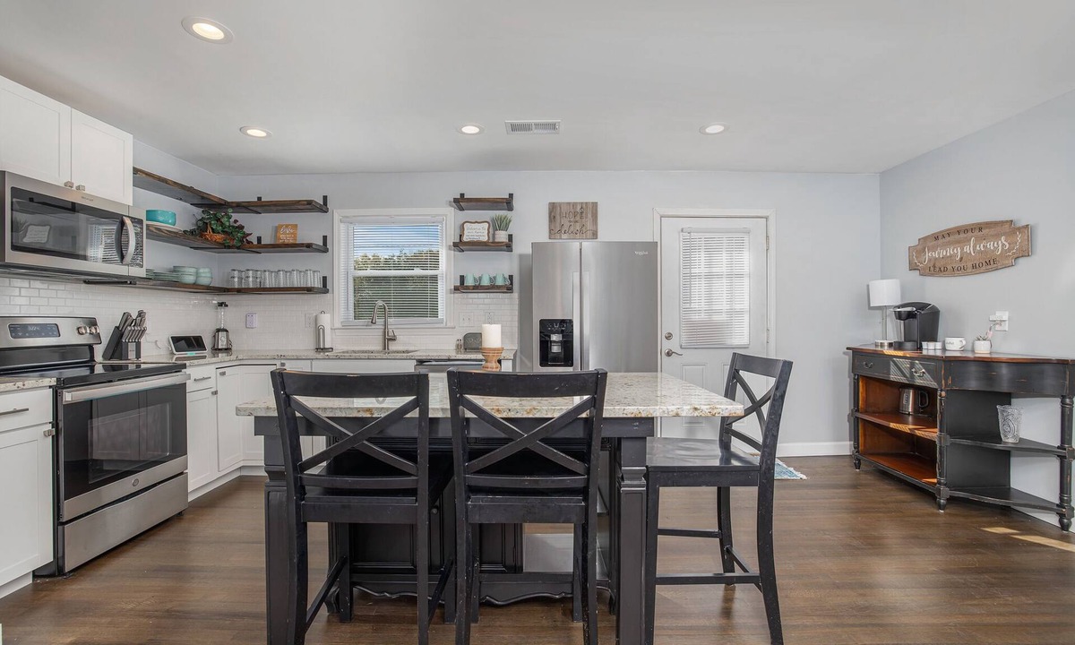 Stallings House | Spacious Matthews Getaway | Large Patio, Parking
