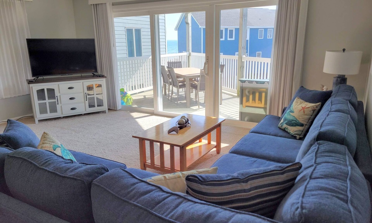 Indian Beach Condo | Spacious, Two Bedroom Condo at the Center of the Crystal Coast