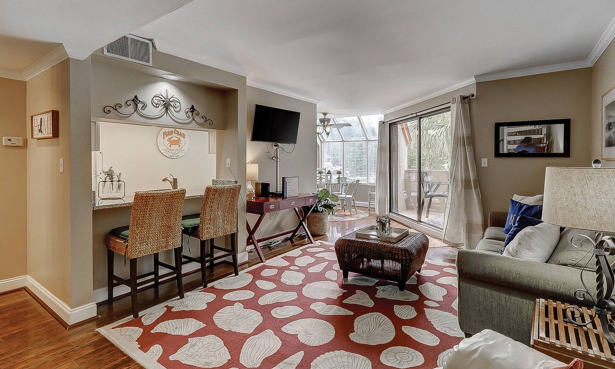 Shelter Cove Condo | Stunning Two-Story Condo with Private Balcony, Free WiFi, Pool & Washer/Dryer