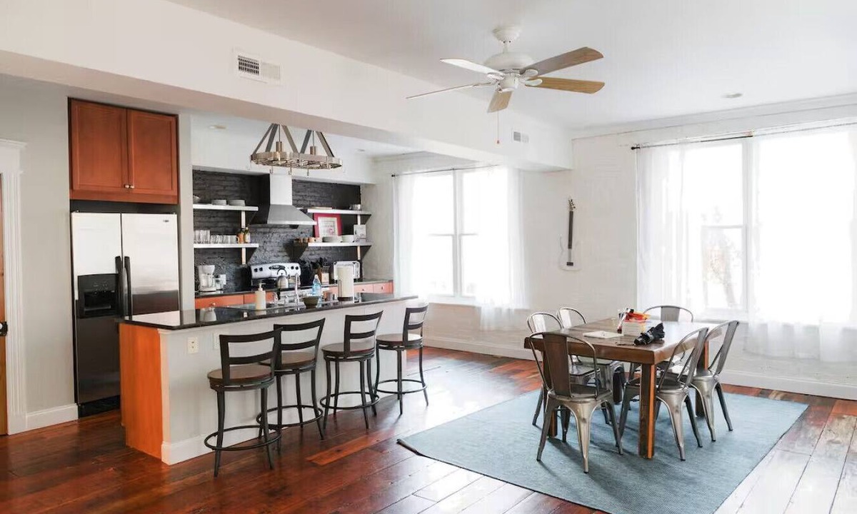 Wilmington Historic District Apartment | The Vault on Front Street | Historic Luxury Loft