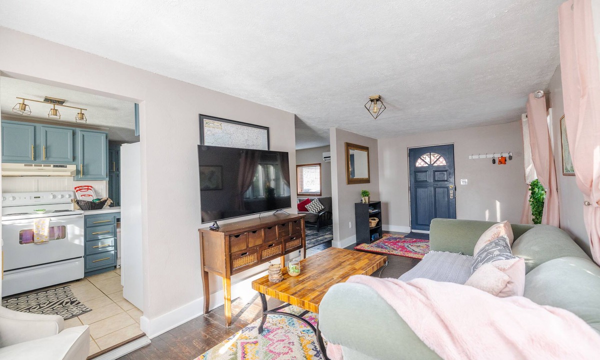 Woodfin Apartment | Tranquility Suite with Porch! Pet- Friendly!