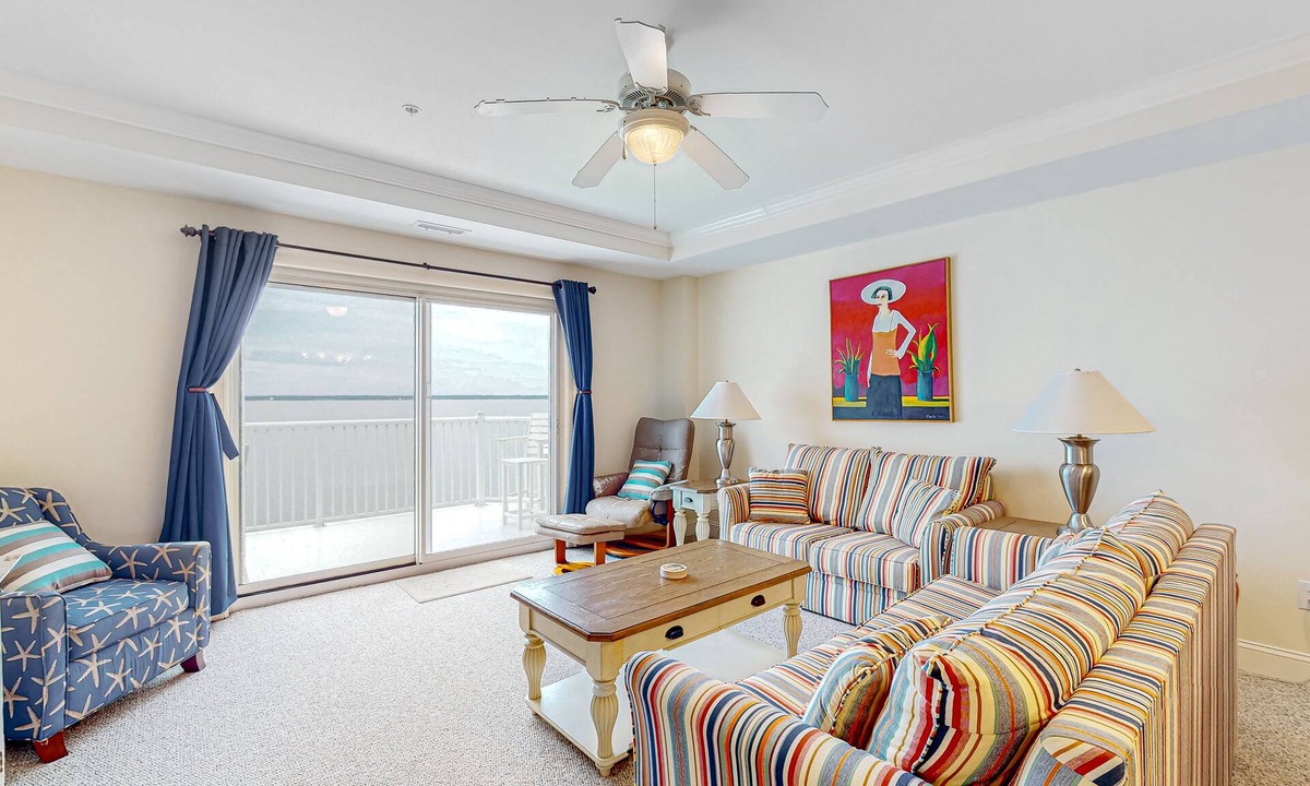 Indian Beach Condo | Waterfront condo with shared pool, gym & game room, close to everything
