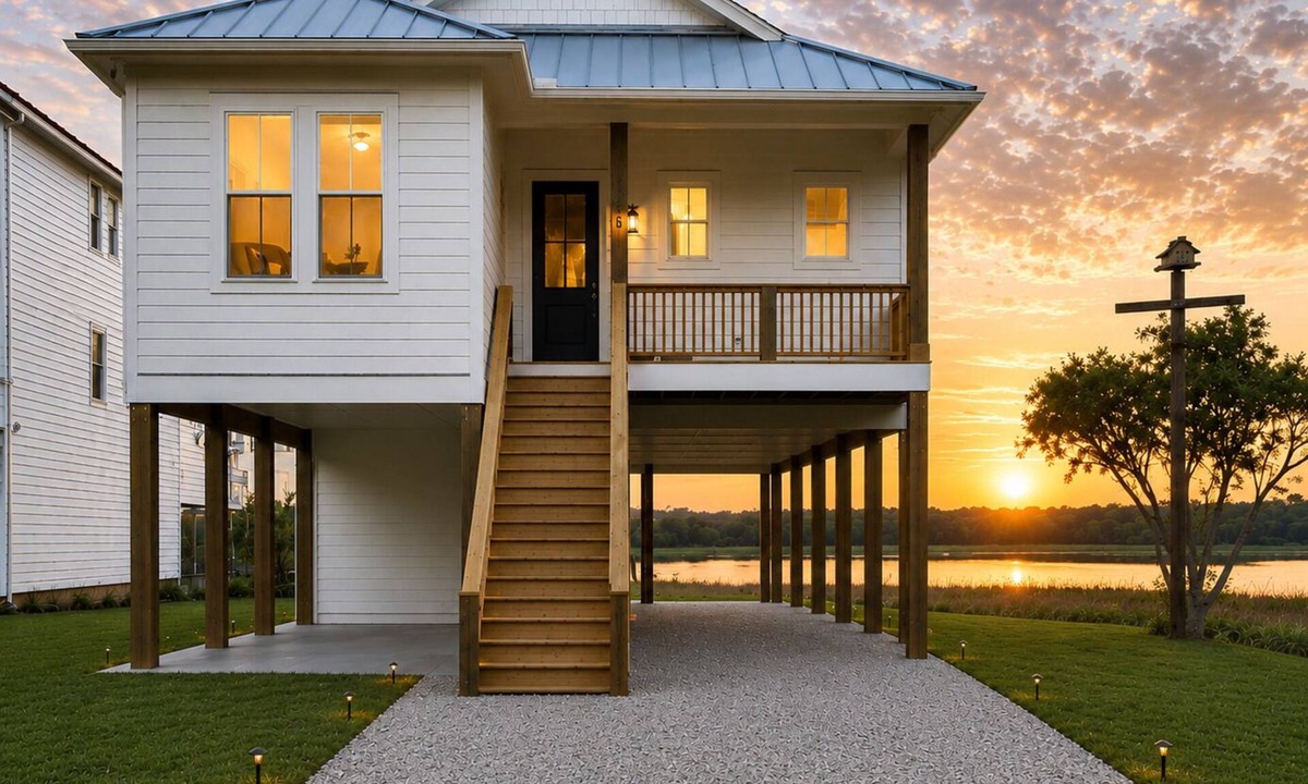 St. James House | Waterfront ICW Retreat 3BR2.5 Bath Near Oak Island and Holden Beach King Bed!