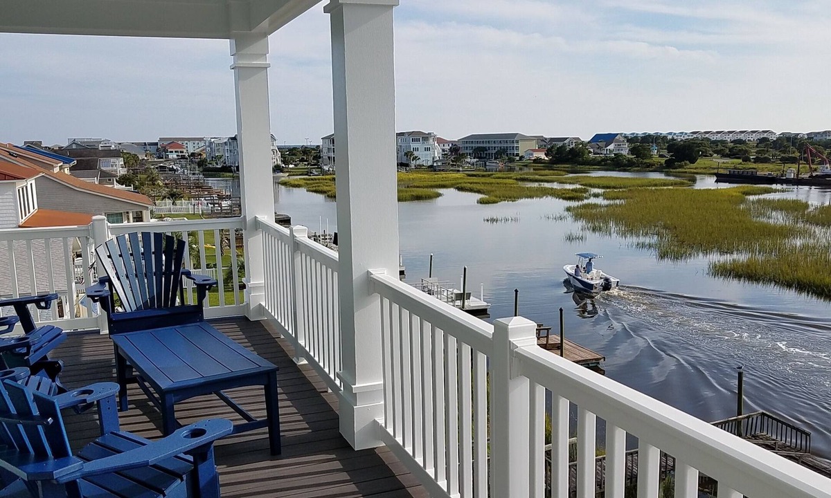 Ocean Isle Beach House | Waterfront, Spectacular Sunsets, Dock, Pool, Elevator, Linens, Free Golf Cart+