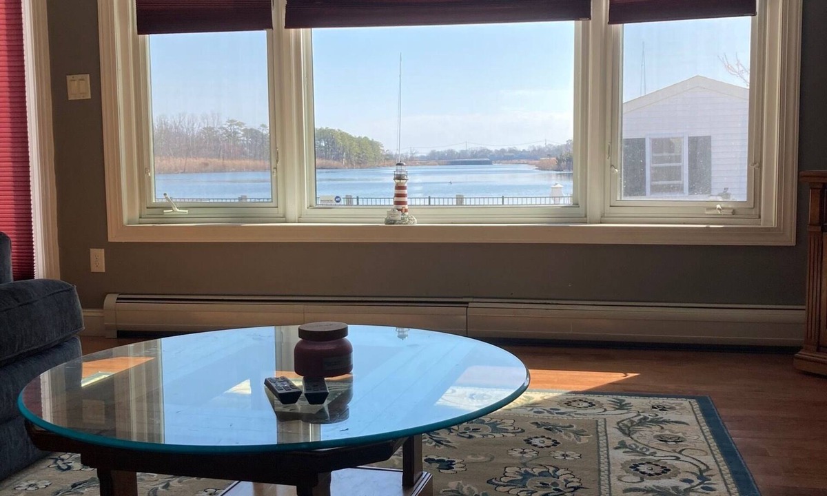 Brick House | Waterfront views from the pool