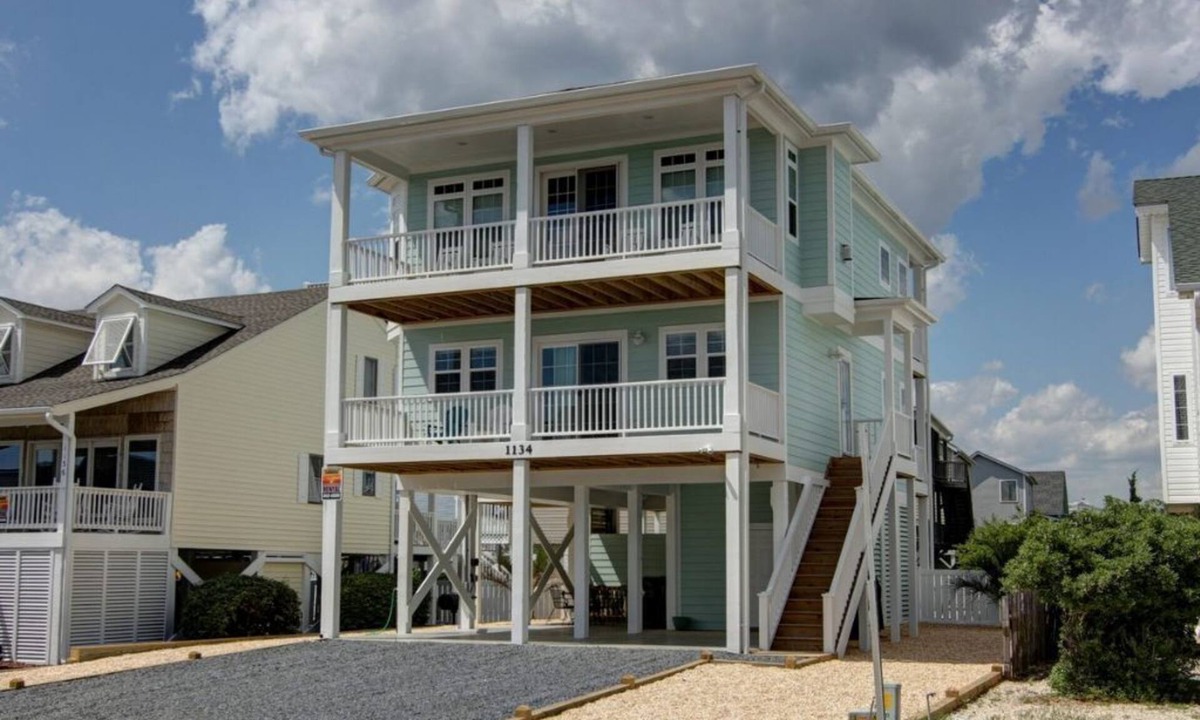 Holden Beach House | Welcome Home: Beautiful 2nd Row Home - Private Pool - Gas Fireplace!