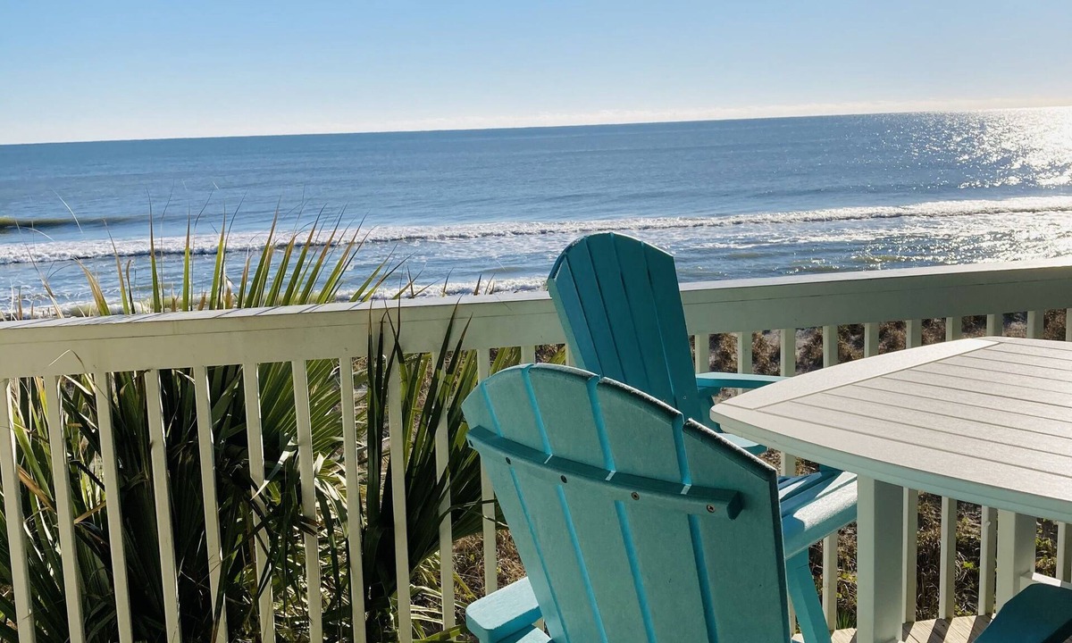 Kure Beach Condo | Welcome to Oceanside Oasis, a Kure Beachfront Condo with a view you will love!