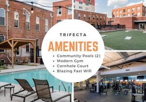 2BR Hip Downtown Apt + Apple TV + Wifi + Gym