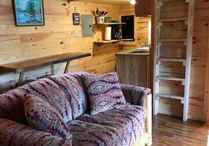 Buck Hill Tiny Home Cabin #2 Mountain & Pond Views