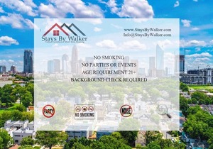 High Rise Lux Condo + King Bed + 22nd Floor Great Views!