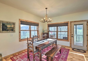 NEW! Laurel Creek Lodge w/ Hot Tub & Creek Access!