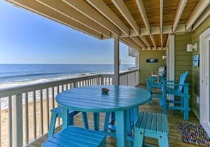 Ocean Dunes Kure Beach Condo with Balcony and Pool