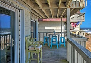 Ocean Dunes Kure Beach Condo with Balcony and Pool