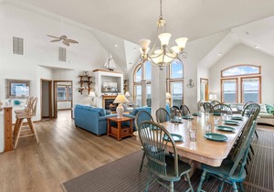Oceanfront Hatteras Hideaway w/ Elevator, Pool, Hot Tub, Game Room, Dog-Friendly