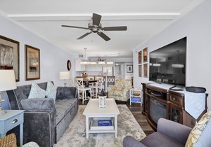 Oceanfront penthouse with private beach access. Two bedroom oceanfront condo.