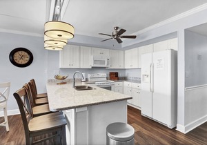 Oceanfront penthouse with private beach access. Two bedroom oceanfront condo.