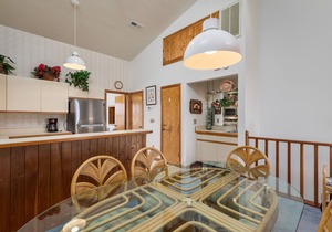 Sea Dunes condo with community pool and tennis, beach access, porch swing, baby gate, and WiFi