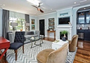 Upscale Myers Park 2BR King Condo | Porch |Private