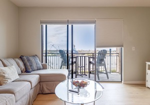 Walkable Downtown Condo w/ Riverfront Balcony