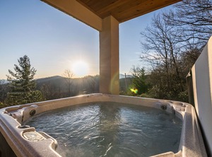 Alpine Vista Rock Theater Sauna | Apple Ridge
