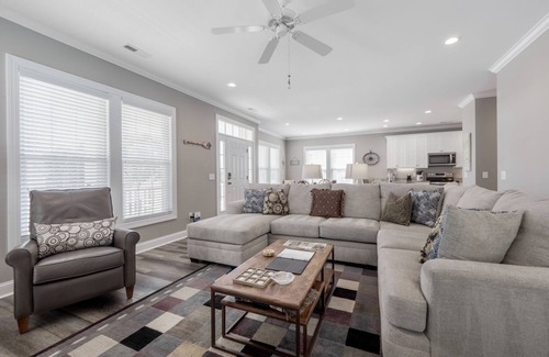 Kure Beach House | A Kure Cure | Views, Short Walk to Beach!