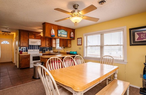 Yaupon Beach House | Beach Barn: Dog-friendly, Oceanfront Home with Sun Deck