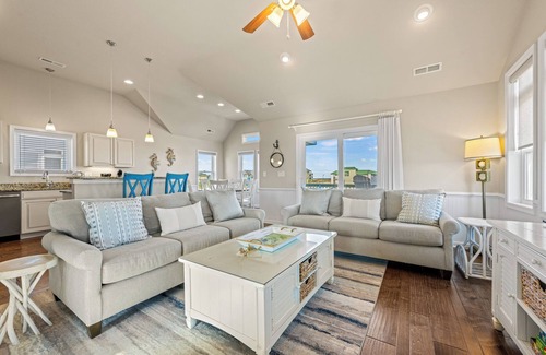 Kill Devil Hills House | Bikini Bottom- Beautiful Beach Home w/Private Pool & Blocks from the Sandy Shore
