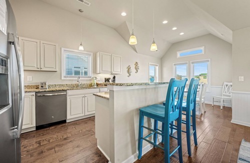 Kill Devil Hills House | Bikini Bottom- Beautiful Beach Home w/Private Pool & Blocks from the Sandy Shore