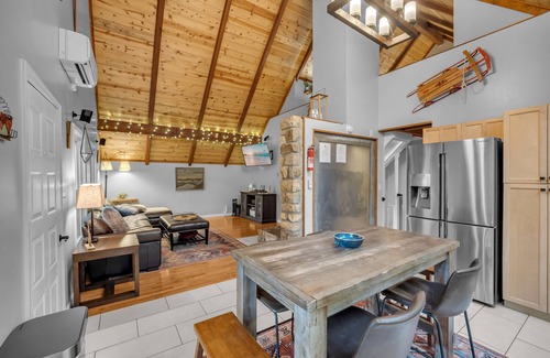 Charter Hills Ski Chalet | Chalet <1 mile from Beech ski resort with large back yard and spring feed creek