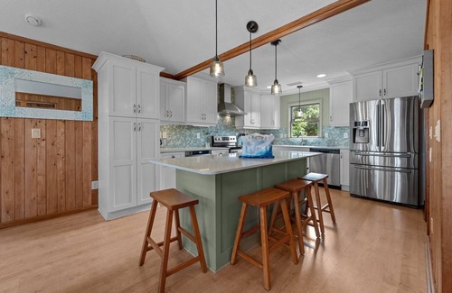 Duck House | Charming Sanderling home featuring stunning ocean views from the top deck