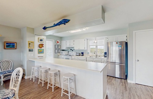 Indian Beach Condo | Condo in Oceanfront Complex with seasonal community pool.