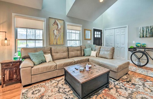 Waynesville House | Cozy Home with Fire Pit, Near Great Smoky Mountains!