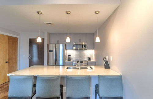 Asheville Apartment | Cozy Modern Downtown Condo with Balcony