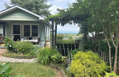 East End - Valley Street House | Designer bungalow walkable to downtown Asheville with Japanese garden mtn views