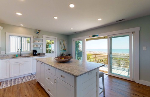 Wilmington Beach House | Dog Friendly, Oceanfront House with Large Deck and Private Beach Access!