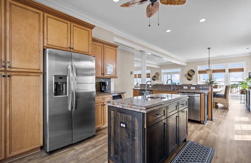 McCutcheon Field House | Fantasea #183 - 7 BD Oceanfront Home, Pet-Friendly w/Hot tub!