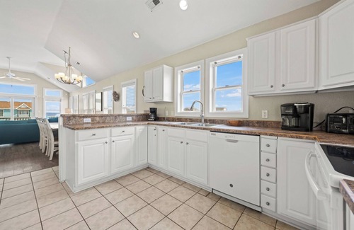 Colington House | Flip Flop 5 Bedroom Semi-Oceanfront Vacation Home, Private Pool, Hot Tub!