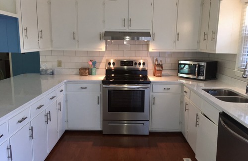 Pine Knoll Shores House | Four bedroom home and short walk to the beach!