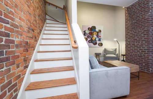 Charlotte Center City Apartment | Historical Loft - Center City - Private Balcony