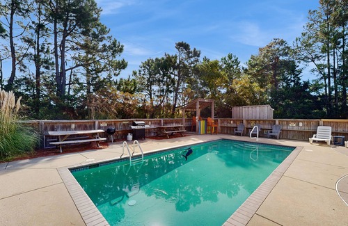 Wind Over Waves House | Incredible two-story home with private pool, hot tub, & game room