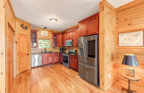 Dixie - Berryhill Cabin | Lakefront Luxury Log Cabin - Hot Tub, Pickleball Court, Fire Pits, 2-Story Dock!