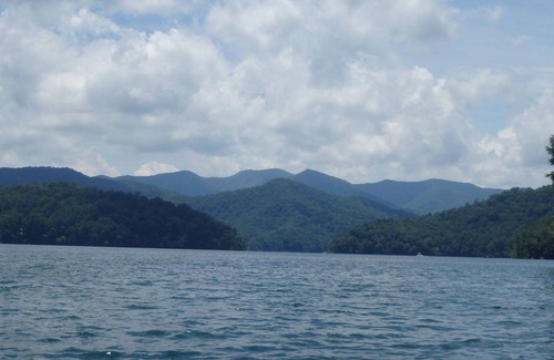 Topton Cabin | New Luxury Lakefront: Private Swimming Cove & Wifi!