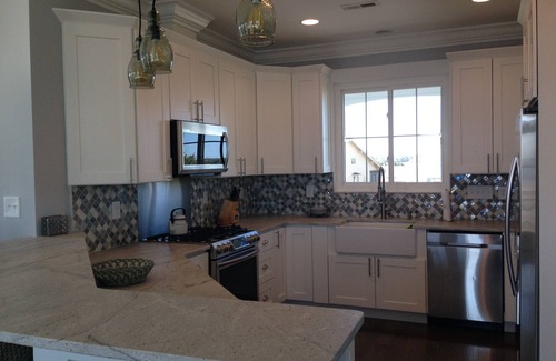 Oak Island House | Newer Ocean View home w/Pool.Walk to Ocean and Intercoastal