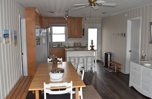 Ocean Isle Beach House | Ocean view with your morning coffee! Just 100 yards to the beach.